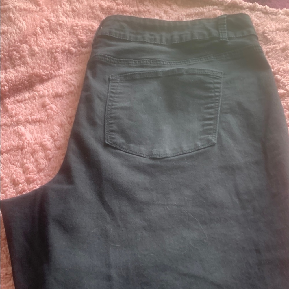 M jeans by Mauricio high rise, Levi’s dark charcoal color, black really.